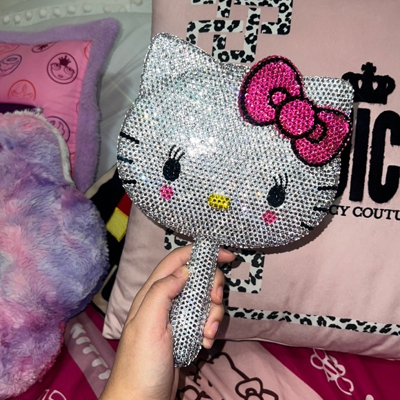 Hello Kitty Accessories - HELLO KITTY BLING HAND MIRROR